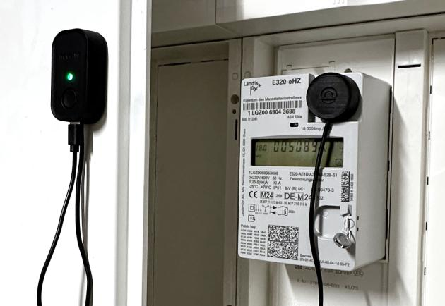 novolto Sense installé sur le compteur électrique